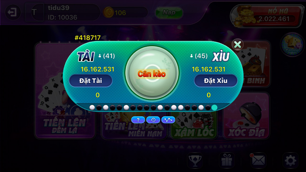 GAME BAI DOI THUONG - DANH BAI XANH CHIN應用截圖第0張