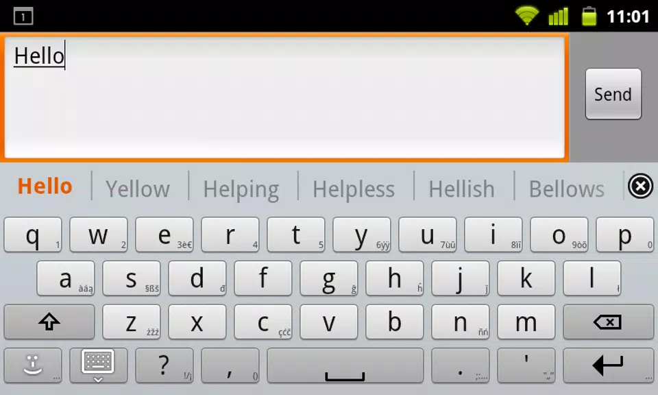 Schermata Spanish for AnySoftKeyboard 1