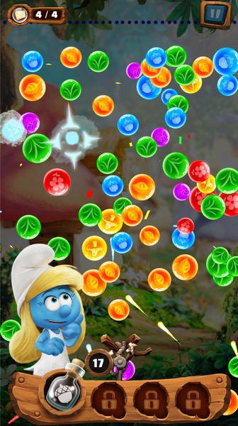 Smurfs Bubble Story স্ক্রিনশট 2