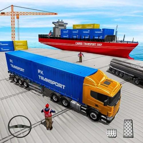 Cargo Transport Truck Driving スクリーンショット 0