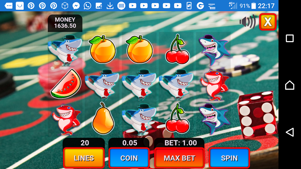 shark fruit casino slots machines Captura de tela 2