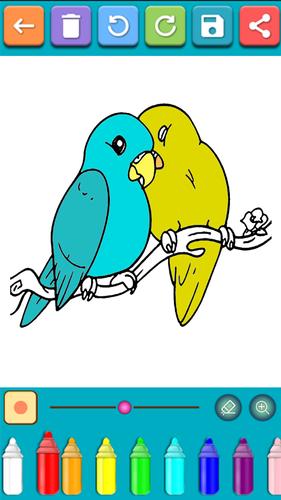 Birds Coloring Games應用截圖第3張