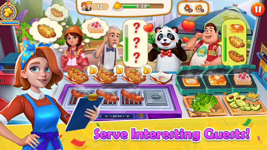 Rita's Food Truck:Cooking Game Mod ภาพหน้าจอ 2