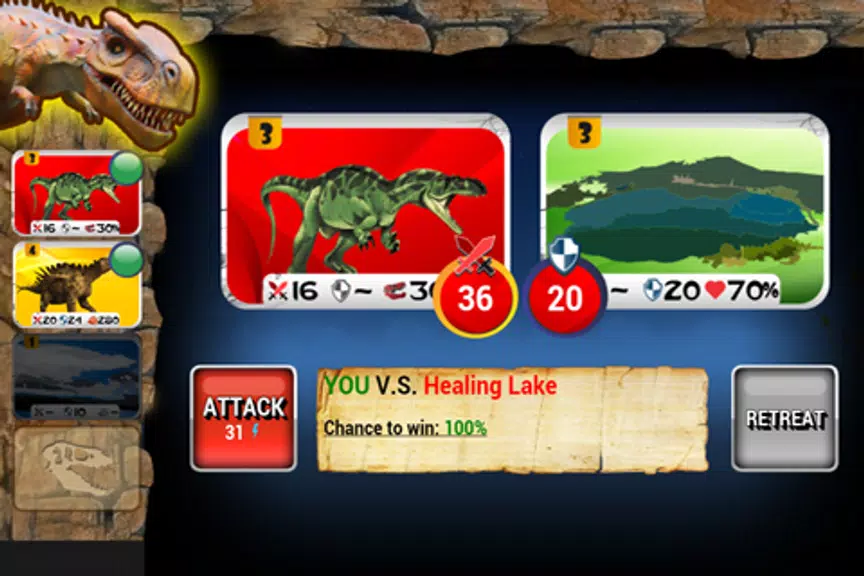 Dinosaur Online Card Wars Screenshot 1