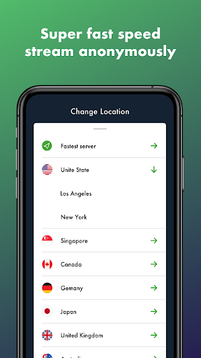 HyperNet Free VPN - Unlimited Schermafbeelding 3