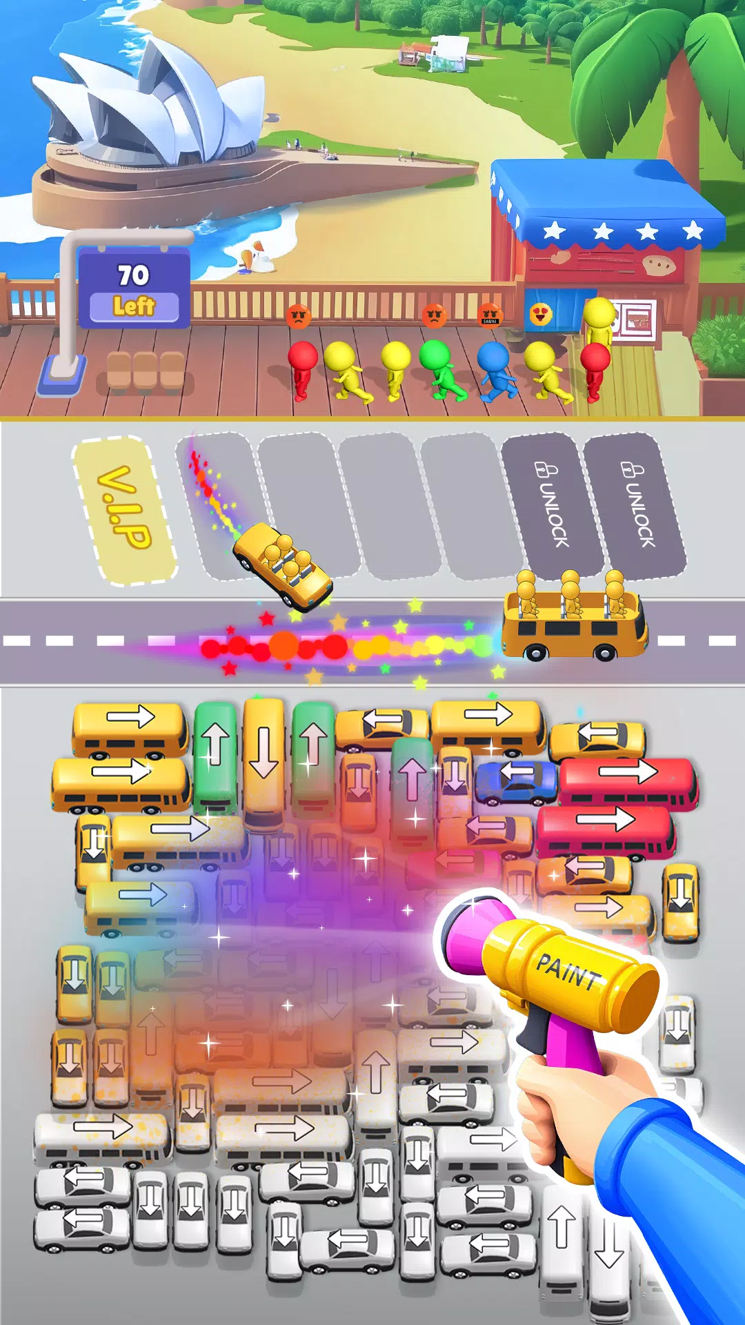 Bus Sort Jam: Parking Puzzle スクリーンショット 3