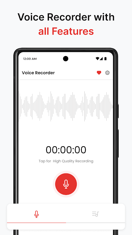 Voice Recorder - Audio Memos Ekran Görüntüsü 0