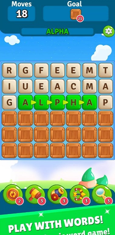 Schermata Alpha Betty Scape - Word Game 1