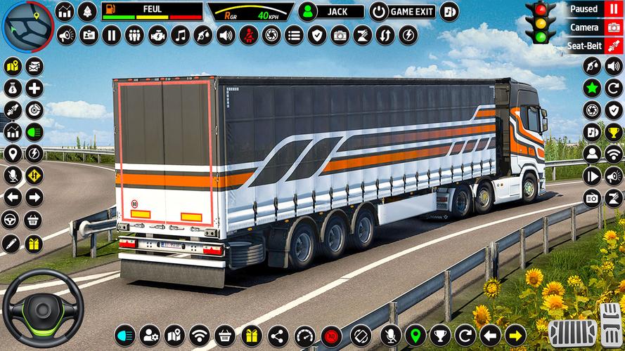 US Truck Driving 3D Truck Game スクリーンショット 2