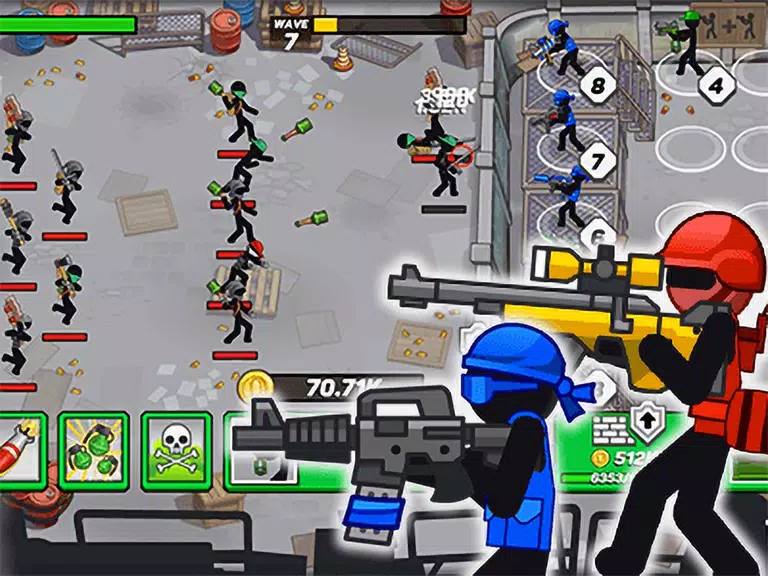 Stickman Defenders: Stick War應用截圖第1張