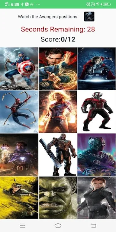 Avengers Cards Flip Game應用截圖第3張