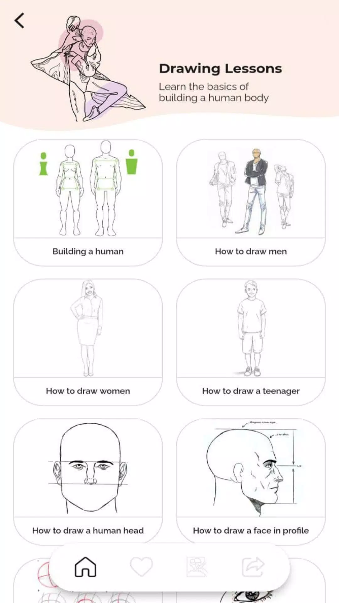 How to Draw People ဖန်သားပြင်ဓာတ်ပုံ 3