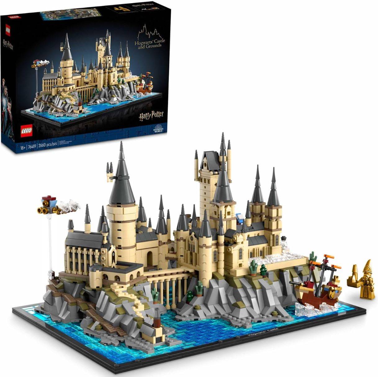 LEGO Hogwarts Castle และ Grounds ในราคาต่ำสุดของ Amazon