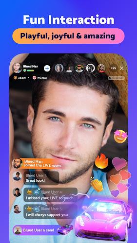 Blued: Gay Live Chat & Dating Ekran Görüntüsü 1