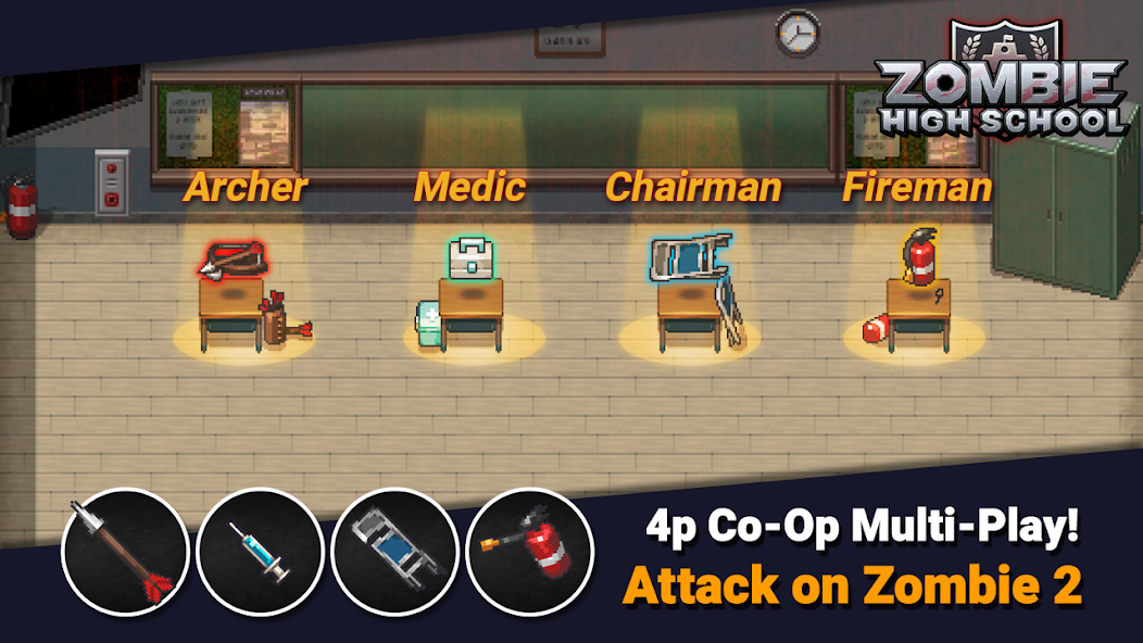 Zombie High School Mod Tangkapan skrin 2