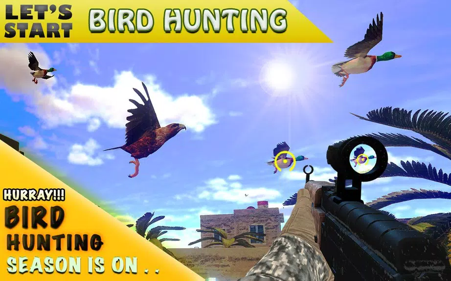 Desert Birds Sniper Shooter 3D ภาพหน้าจอ 2