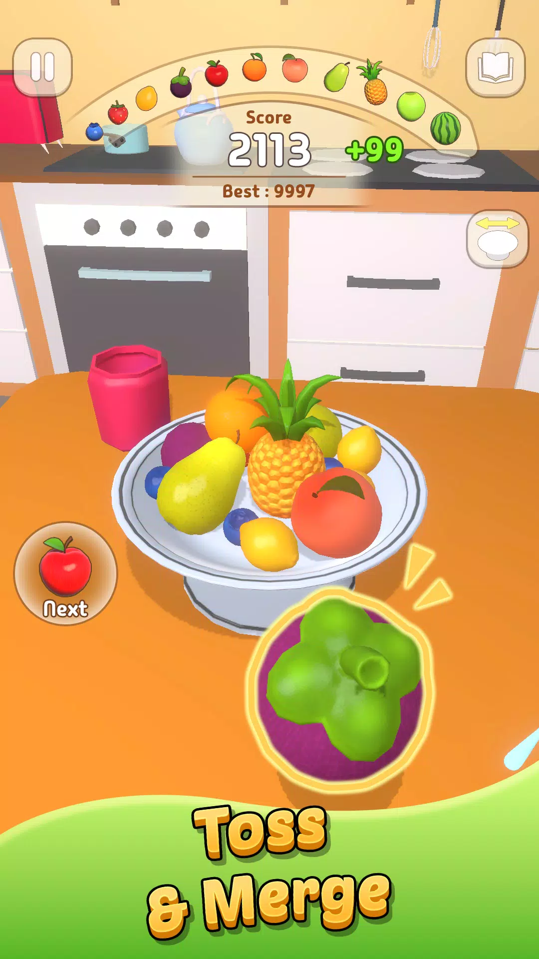 Toss and Merge: Fruit Mount Скриншот 1