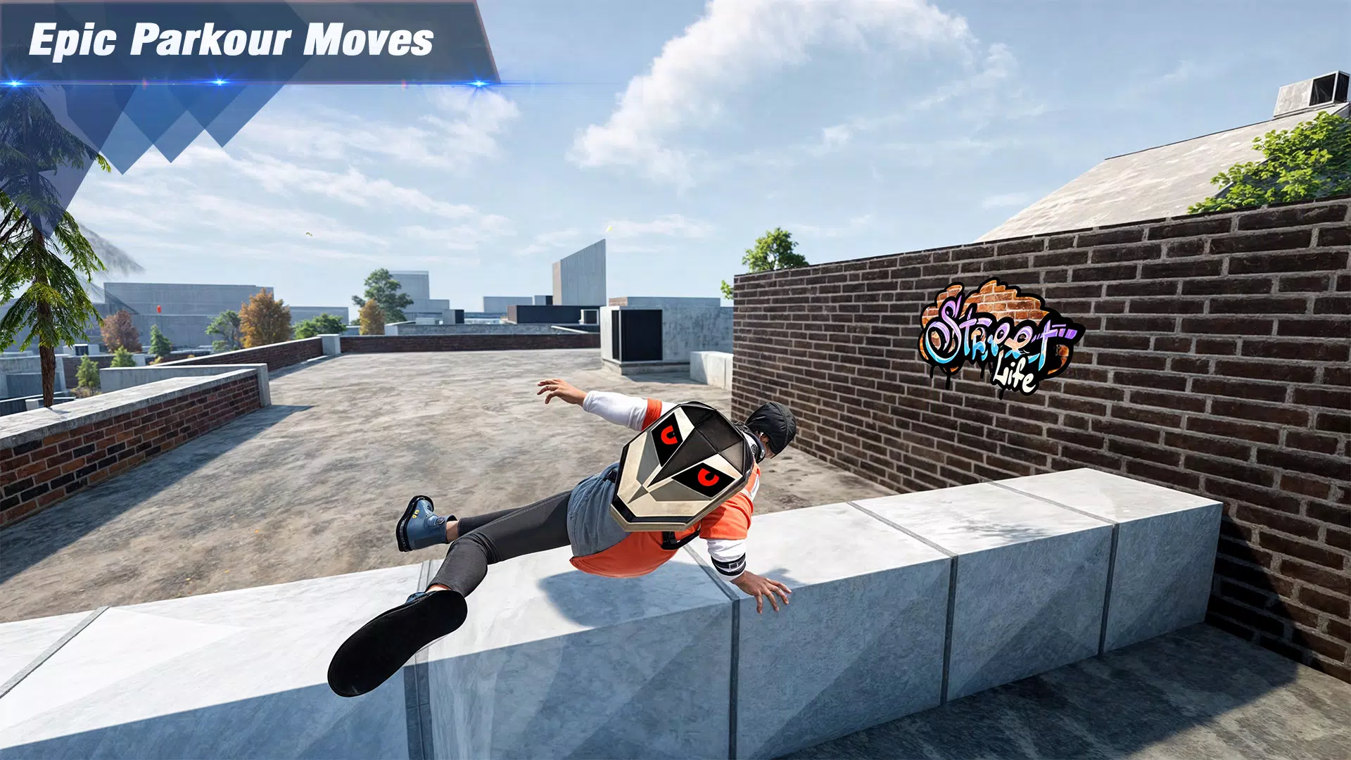 Going Up Parkour Only Rooftop स्क्रीनशॉट 1