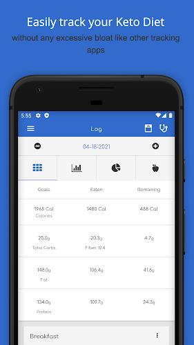 My Keto Low Carb Diet Tracker ภาพหน้าจอ 0