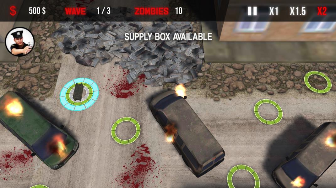 Police Zombie Defense Ảnh chụp màn hình 3