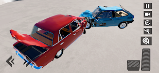 Russian Car Crash Simulator 3D Captura de tela 0