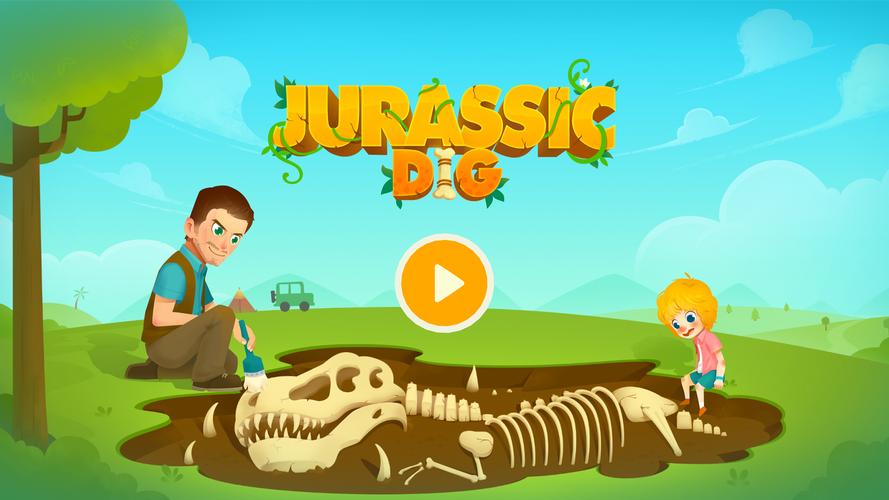 Schermata Jurassic Dig - Games for kids 0