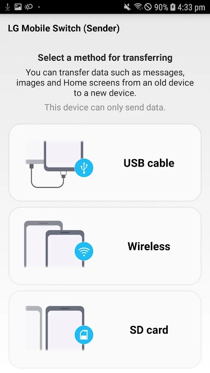 LG Mobile Switch (will closed) Schermafbeelding 3