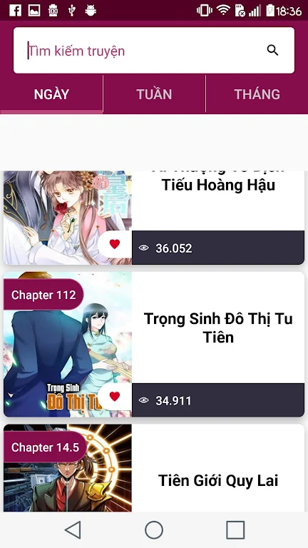 Đọc Truyện Tranh 2019 Tangkapan skrin 2