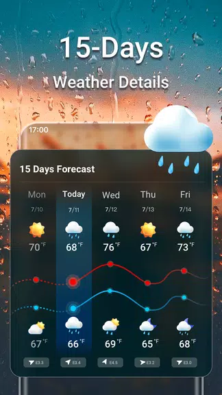 Weather Forecast & Live Radar Zrzut ekranu 1