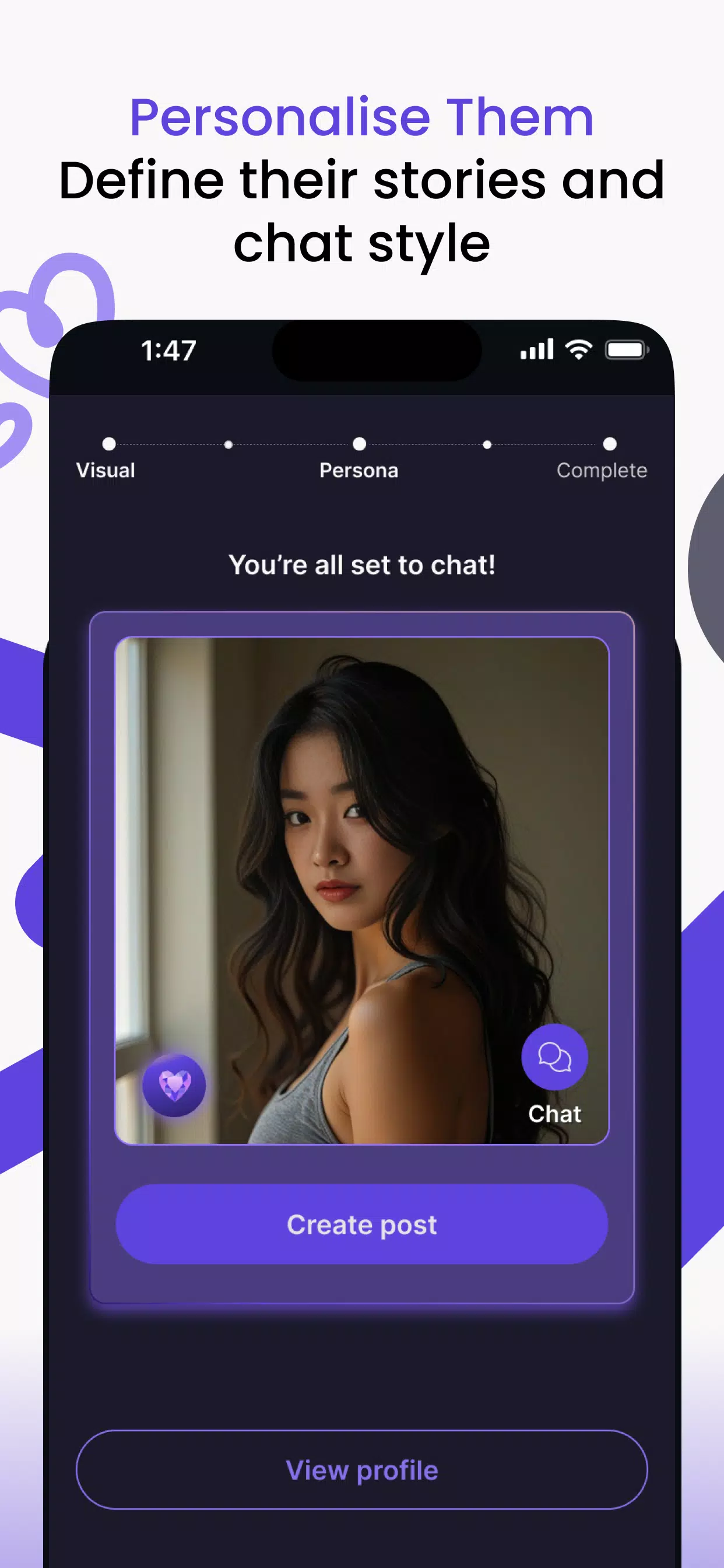 Schermata Vaib: AI Character Chat 2