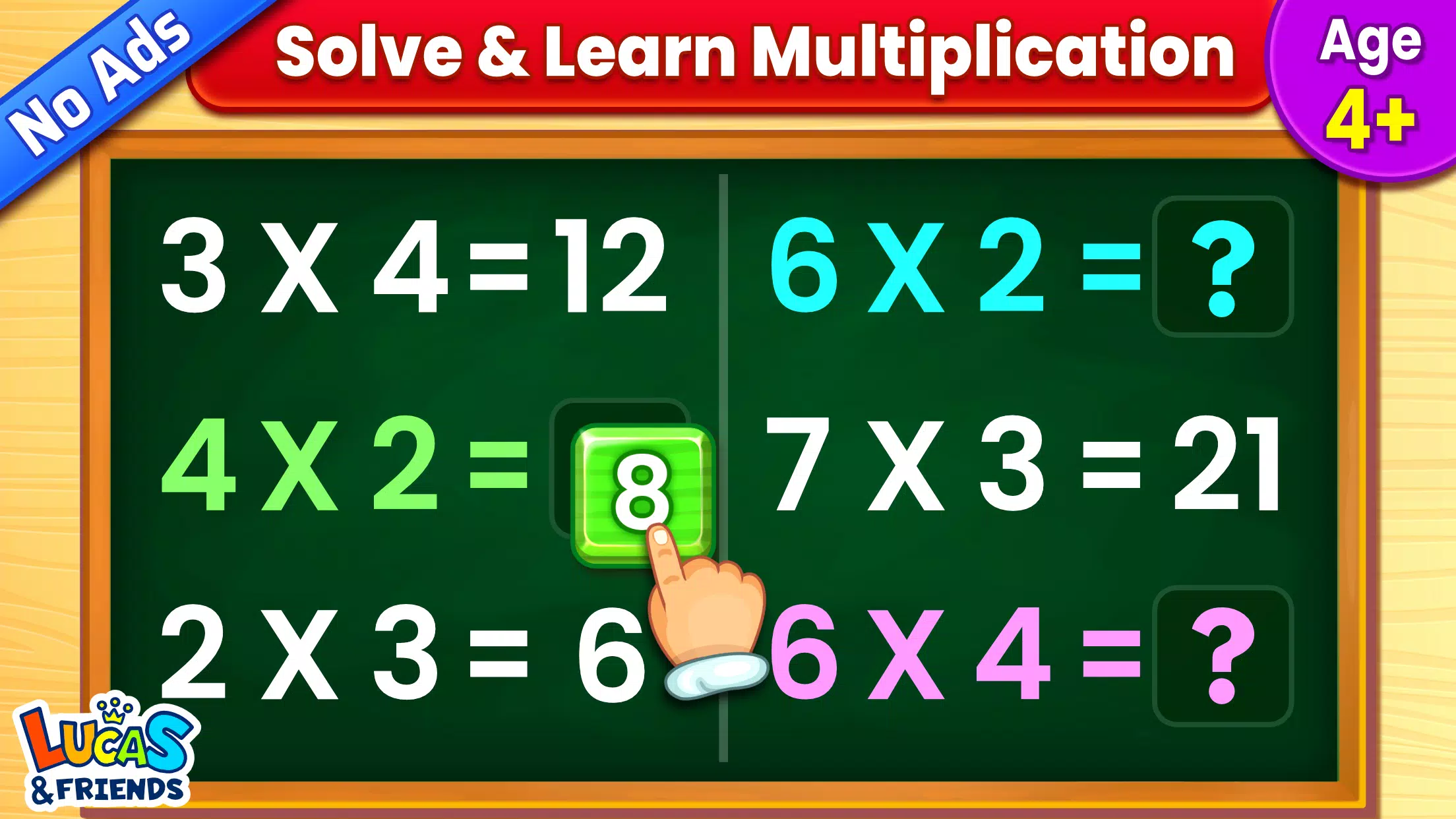 Kids Multiplication Math Games Ảnh chụp màn hình 0