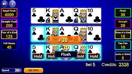 Video Poker: Multi Hand Zrzut ekranu 3