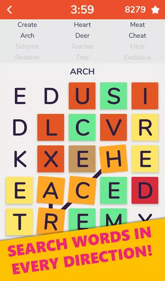 Word Find : Hidden Words স্ক্রিনশট 1