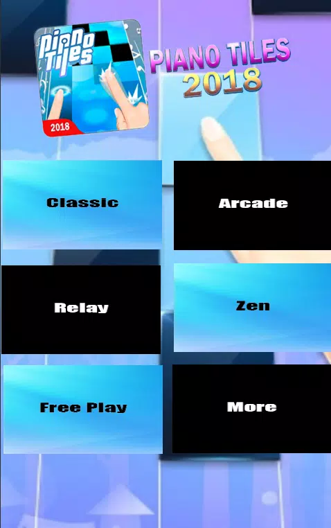 Piano Tiles New Songs 2018 Captura de pantalla 1