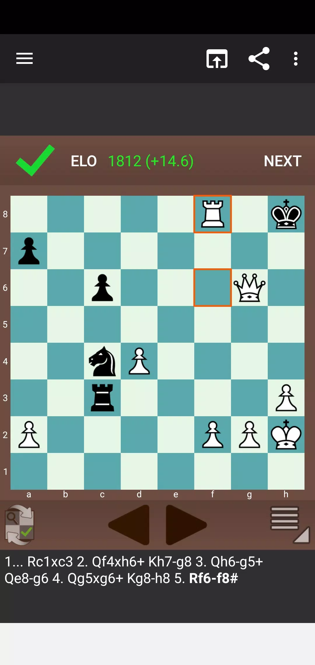 Fun Chess Puzzles Tangkapan skrin 1