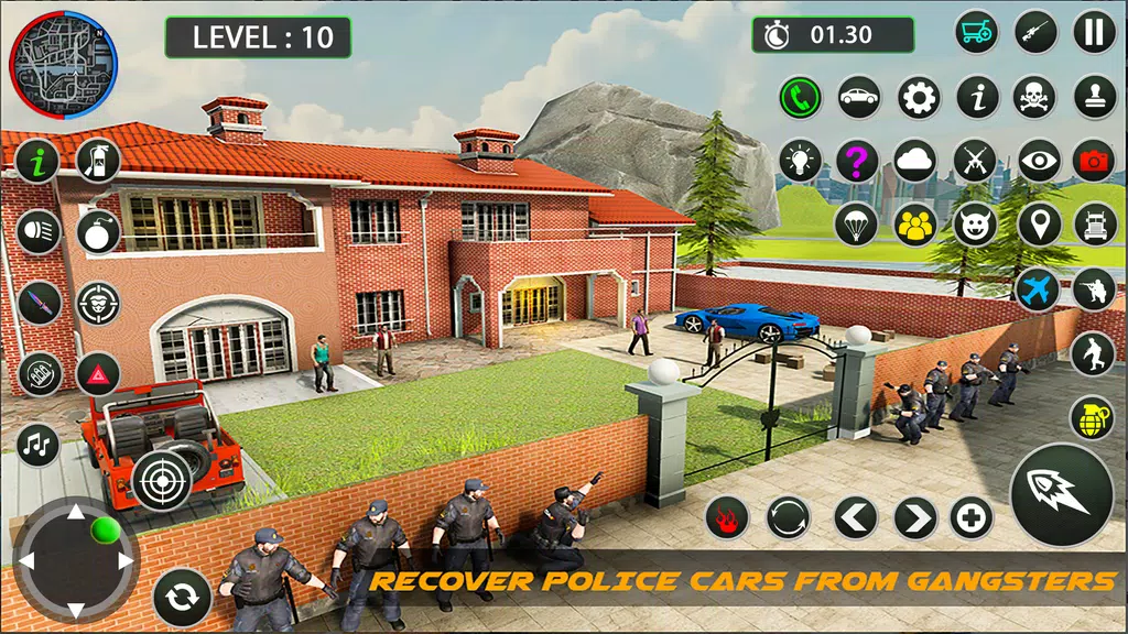 Police Game: Police Car Chase Tangkapan skrin 1