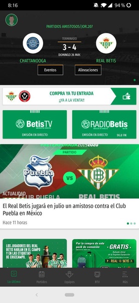 Real Betis Balompié स्क्रीनशॉट 2