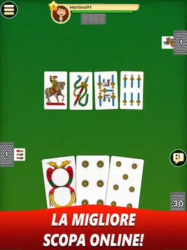 Scopa Online - Gioco di Carte Zrzut ekranu 3