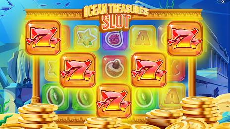 Ocean Treasures Slots 777 Скриншот 0