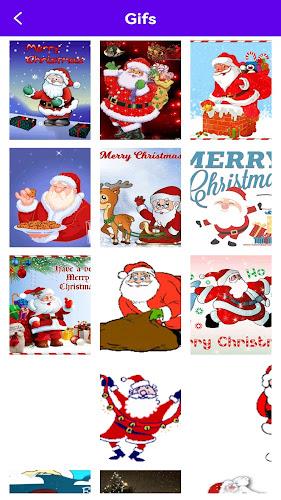 Santa Claus Gift GIF Sticker Captura de tela 2