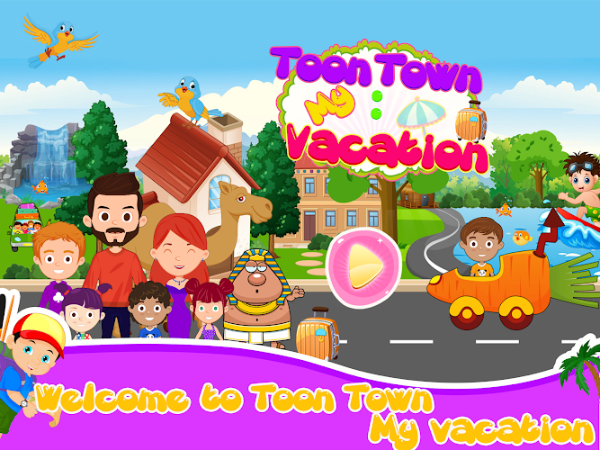 Toon Town: Vacation Ekran Görüntüsü 0