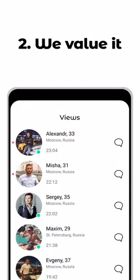 Denim - premium dating app Tangkapan skrin 2