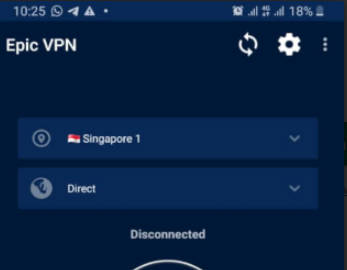 Schermata Epic VPN - Free SSH/HTTP/SSL VPN 0