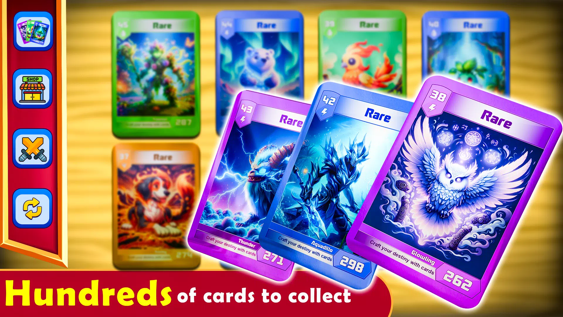 Monsters Card Collector Game ภาพหน้าจอ 2