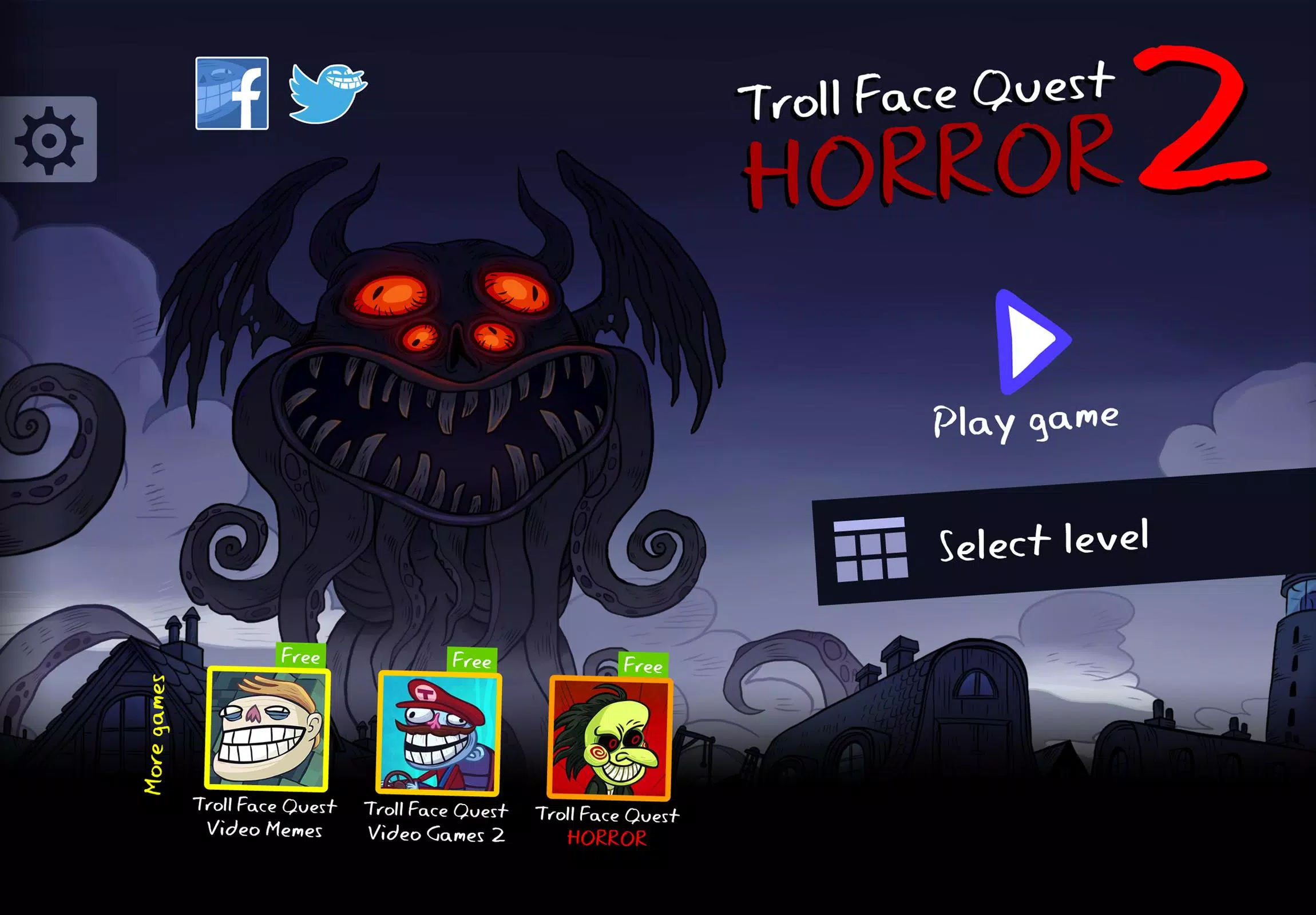 Troll Face Quest: Horror 2 Zrzut ekranu 0