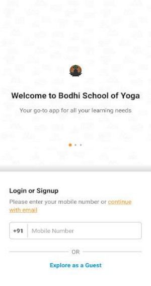 Bodhi School of Yoga スクリーンショット 0