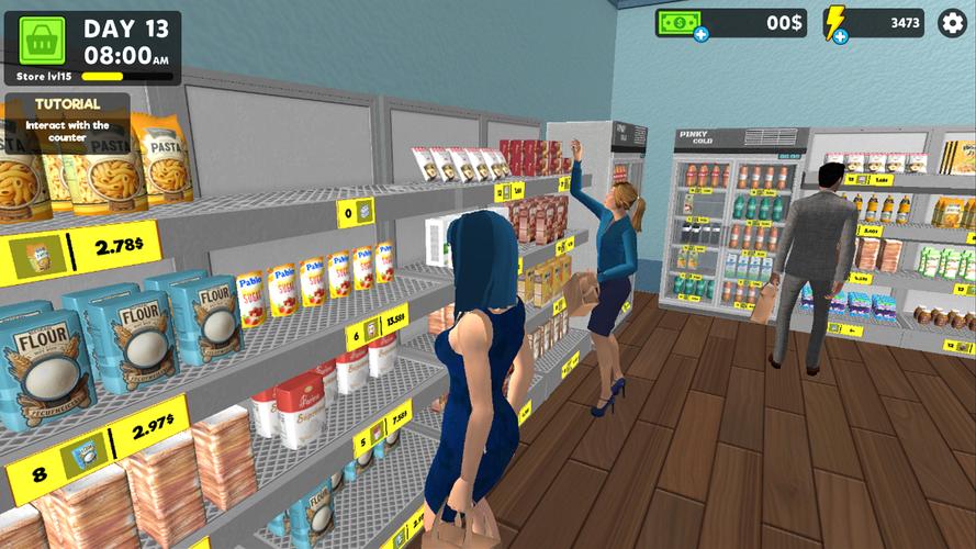 Supermarket Simulator Game 3D Captura de pantalla 2
