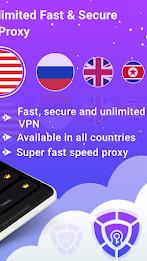 SuperFast VPN : Fast VPN Proxy Schermafbeelding 2