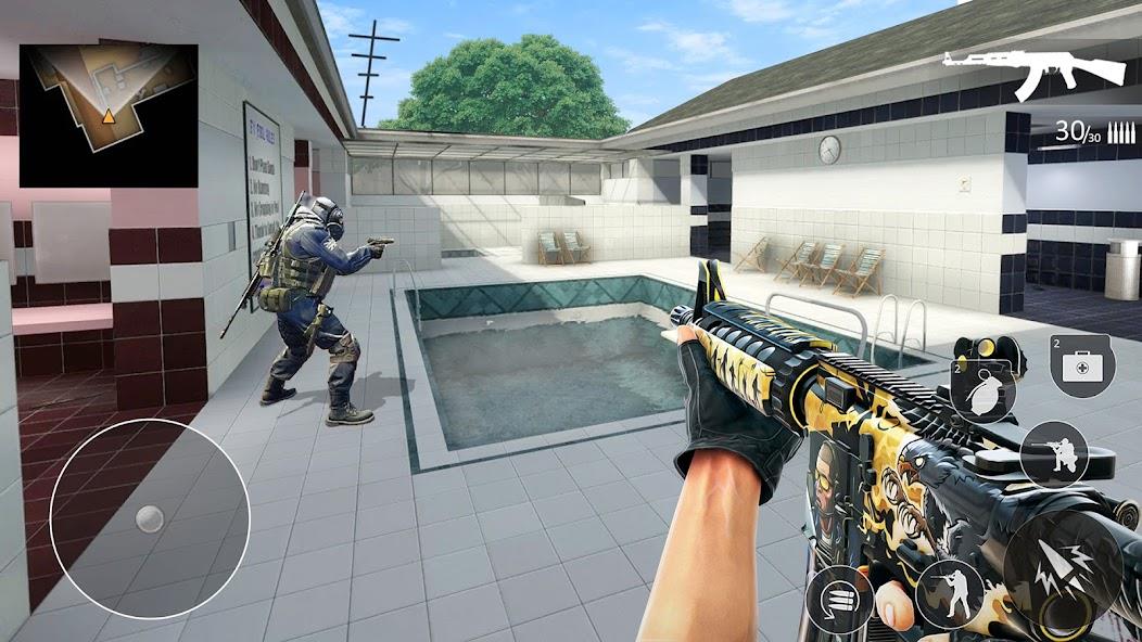 Anti Terrorist Shooting Games Mod Captura de pantalla 1