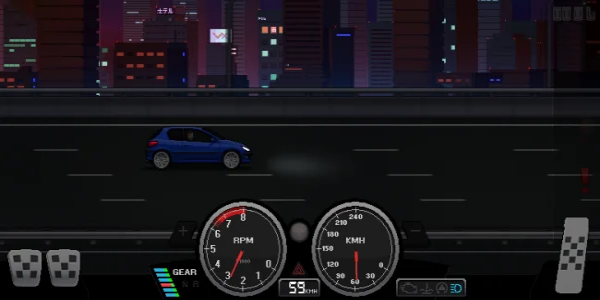 Pixel Car Racer MOD Tangkapan skrin 0